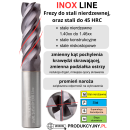Frez z promieniem naroża fi 20 R0,2 INOX LINE